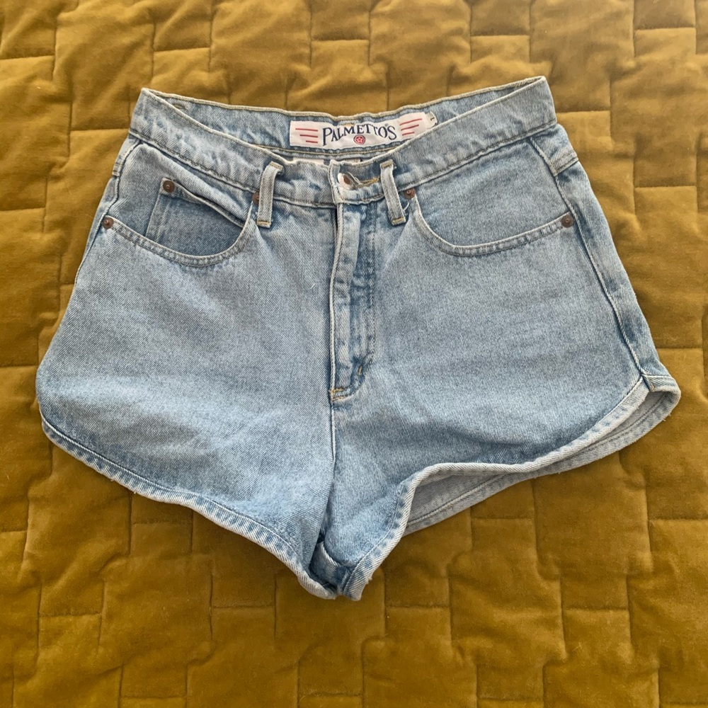 VINTAGE 80s Palmetto’s Jean Shorts size 7/26 or 27